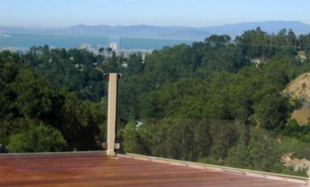 Glass Patio Windscreen